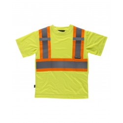 Camiseta reflectante de alta visibilidad WORKTEAM C3645 manga corta