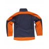 Chaqueta workshell de alta visibilidad WORKTEAM S9510 combinada