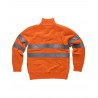 Jersey de alta visibilidad WORKTEAM C5508 con cuello de cremallera