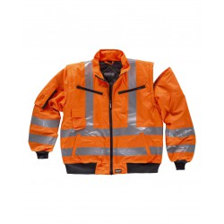 Chaqueta Piloto de alta visibilidad WORKTEAM C3720 desmontable