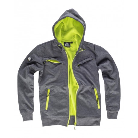 Chaqueta sudadera Workshell WORKTEAM S9482 con capucha