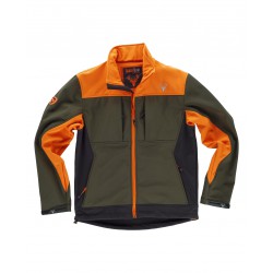 Chaqueta Workshell tricolor WORKTEAM S8625 tipo trekking