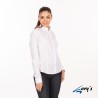 Camisa de mujer camarera en manga larga cuello Mao GARYS 2882