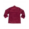 Chaquetilla de cocina WORKTEAM B9206 con vivos a contraste