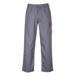 ▷🥇 distribuidor pantalon de trabajo gris/amarillo largo talla 42