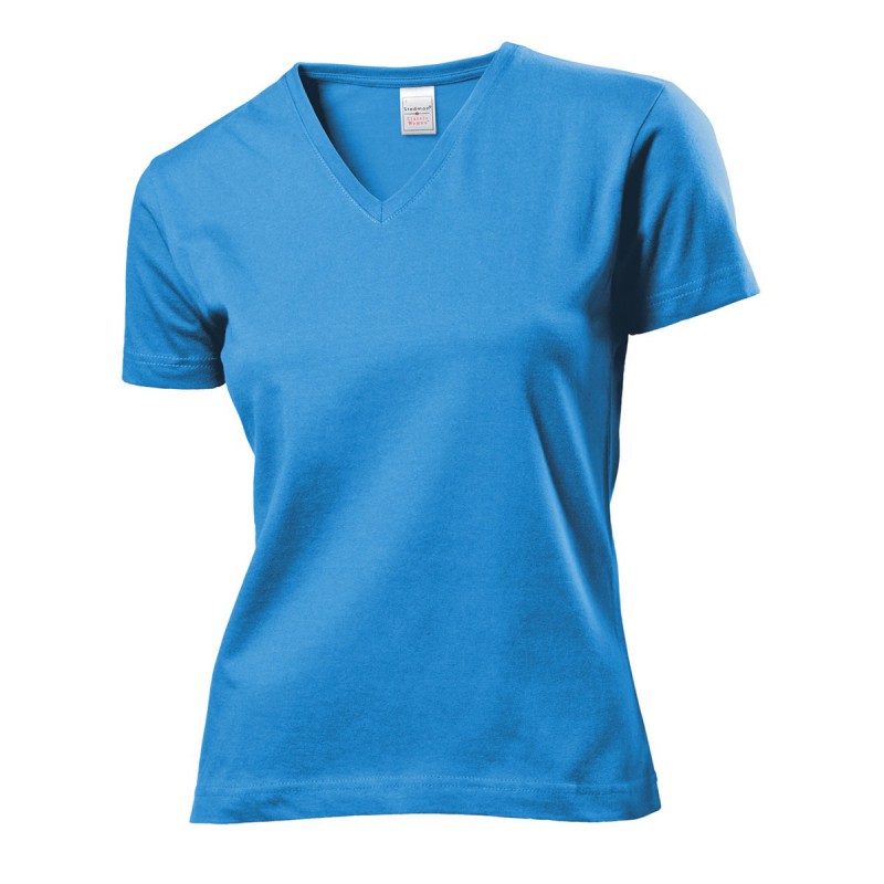  Camiseta con cuello en V para mujer Amalfi Coast Italy Lemon  Bliss, Azul : Ropa, Zapatos y Joyería