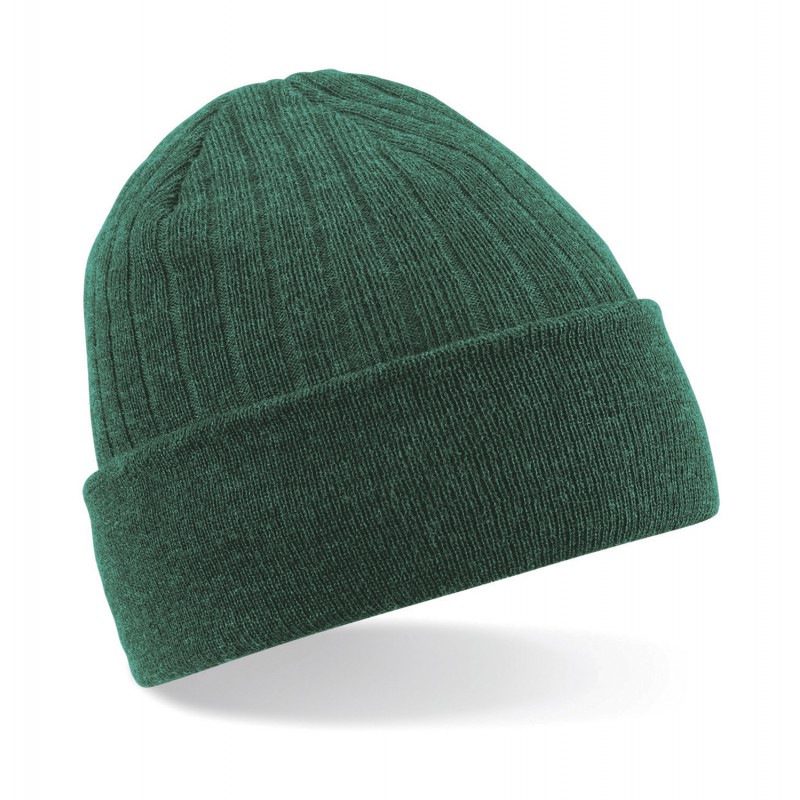 Gorro Beanie De Invierno De Punto Modelo Básico Beechfield - Verde