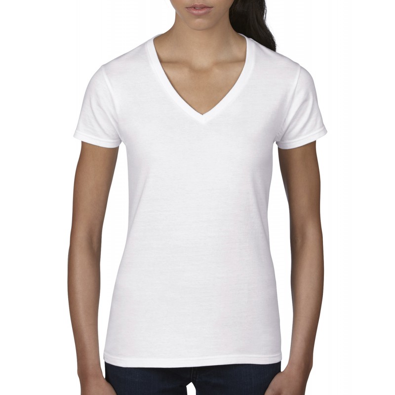 Camiseta básica cuello V TeamFit Mujer