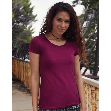 	Camiseta Suave Ringspun Premium Mujer FRUIT OF THE LOOM 61-424-0