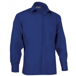 blanco lechoso perspectiva asiático Camisas de trabajo manga larga Color Azul, compra online