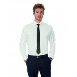 Camisa black Tie LSL/Men Shirt B&C SMP21
