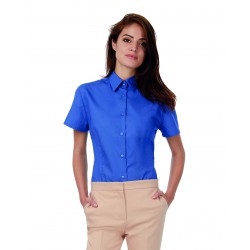 Camisa Popelina Heritage M/Corta Mujer B&C SWP44