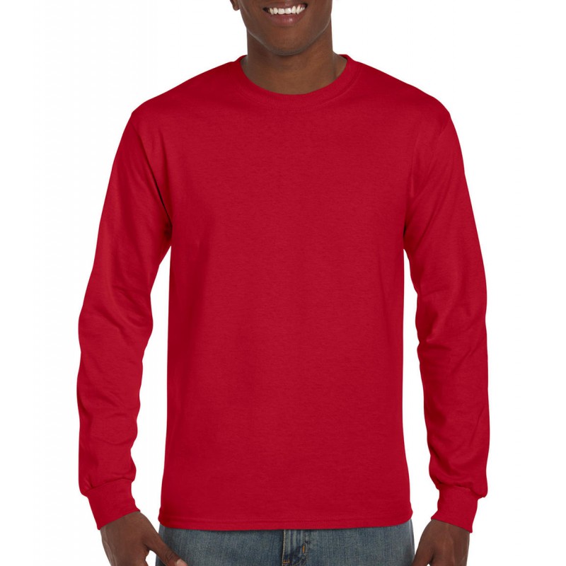 Camiseta algodon manga larga T/S Roja