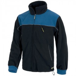 Chaqueta polar combinada con vivos reflectantes WORKTEAM WF1800