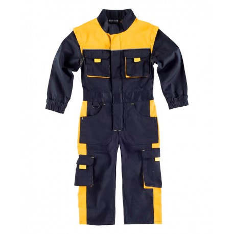 Buzo infantil combinado con vivos reflectantes WORKTEAM B1010