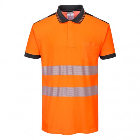 Polo de alta visibilidad protección civil PORTWEST T180