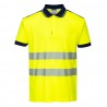 Polo de alta visibilidad protección civil PORTWEST T180