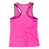 Camiseta deportiva sin magas para mujer WORKTEAM S7520