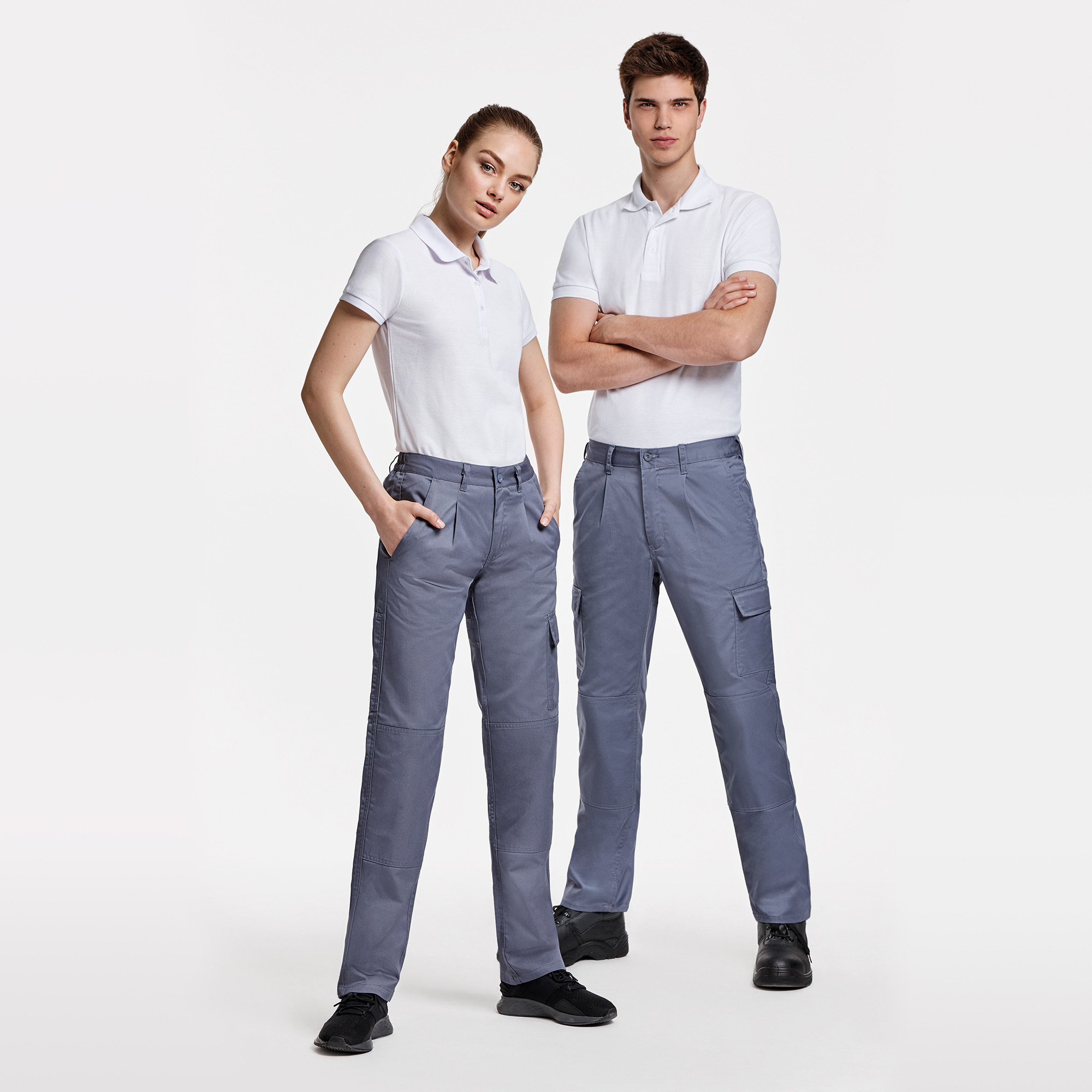 Pantalones de cintura alta para mujer, pantalón de trabajo Formal