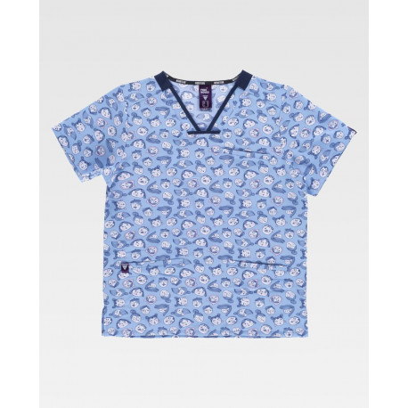 Casaca sanitaria unisex WORKTEAM B9853 estampada