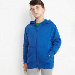 Sudadera infantil cremallera y capucha ROLY 6421 Montblanc