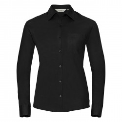 Camisas de mujer manga larga Color Negro, compra online