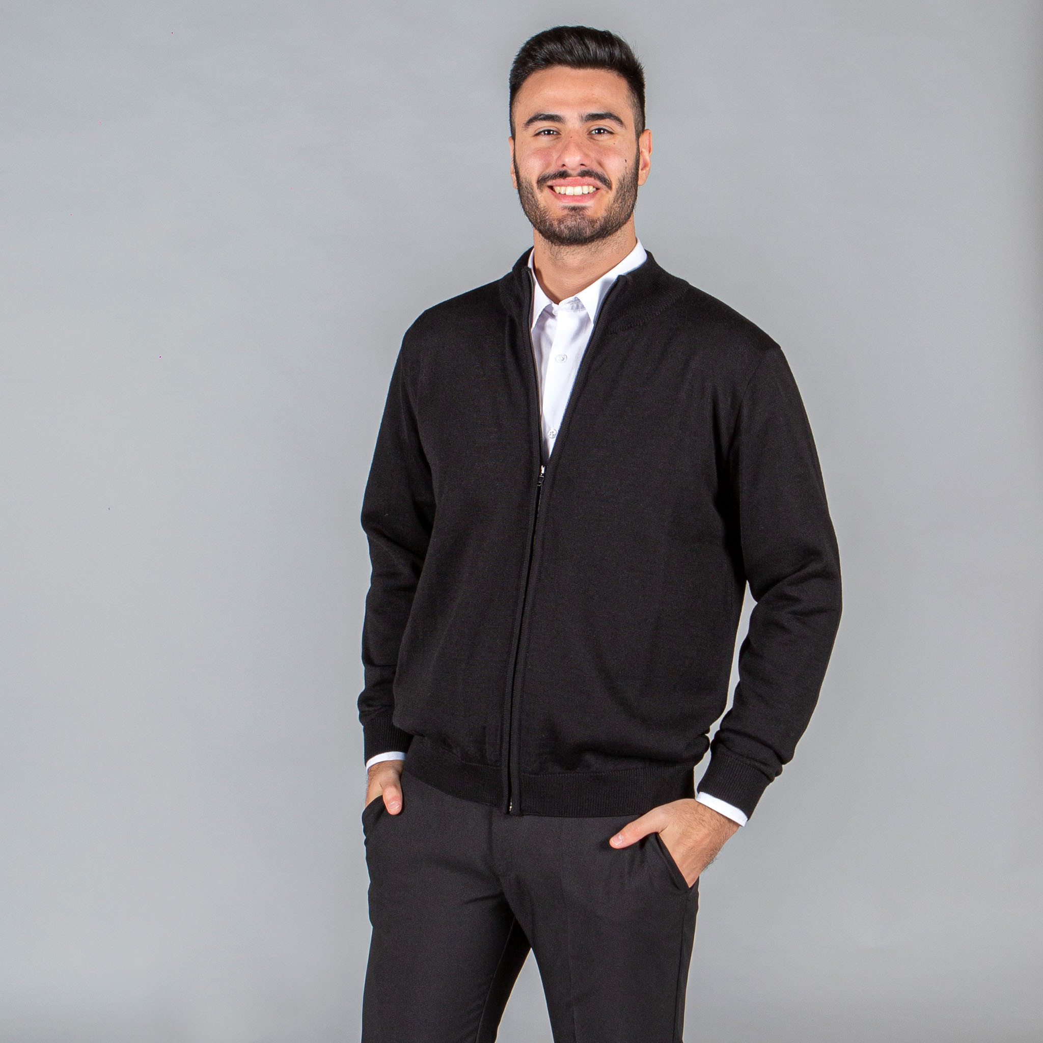 Chaqueta de punto para hombre