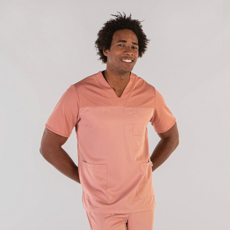 CASACA SANITARIA HOMBRE M/CORTA PEACH GARYS 6157 IZAN