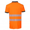 Polo de alta visibilidad manga corta PW3 Protección Civil PORTWEST T180