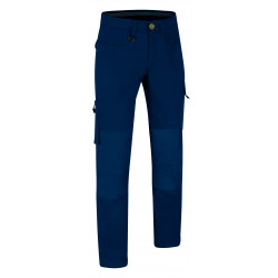 Pantalón de trabajo multibolsillos, reforzado azulina Tallas 46