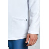 Chaqueta sanitaria asimétrica de manga larga para hombre DYNEKE 8052