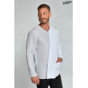 Chaqueta sanitaria asimétrica de manga larga para hombre DYNEKE 8052