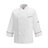 CHAQUETA COCINA ANDREA PIPING BORDEAUX EGOCHEF 2001003R