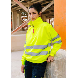  MA ONLINE Hi Vis Viz - Sudadera con capucha reflectante de  manga larga para hombre, alta visibilidad, ropa de trabajo, pantalones  S/5XL, Sudadera con capucha 2 tonos naranja/azul marino : Ropa