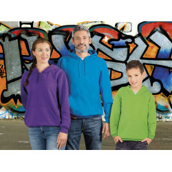 Sudadera unisex capucha 100% Poliéster VALENTO ARIZONA