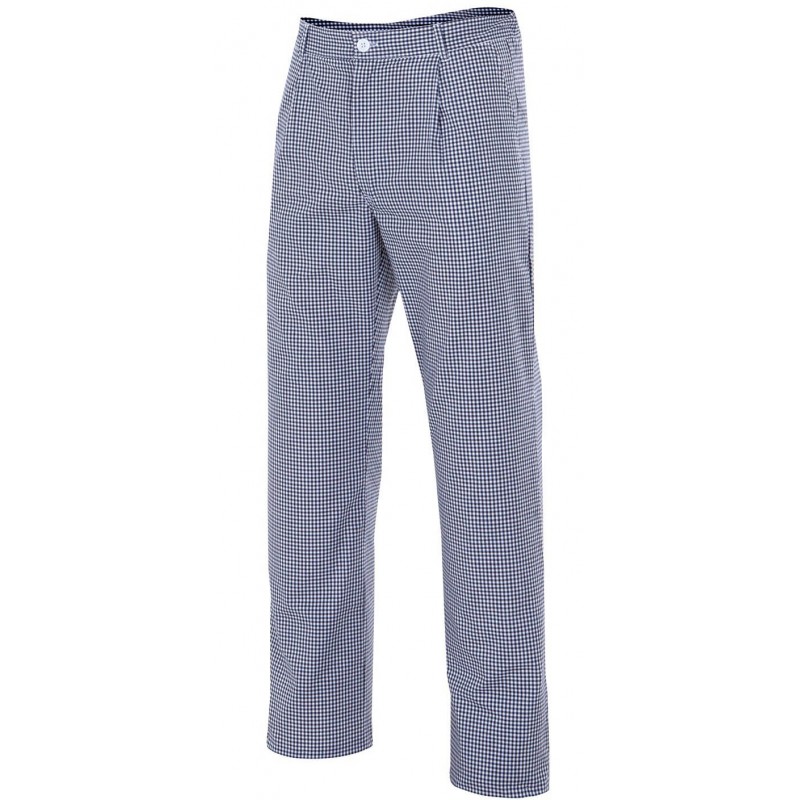 Comprar Pantalón de cocina a cuadros online - Tienda Uniformes cocinero  Madrid Pantalones 36.-68. 36. Color Cuadros Azules