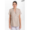 Chaqueta sanitaria manga corta mujer microfibra DYNEKE 8299 Pekin