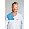 Chaqueta sanitaria combinada manga larga para hombre DYNEKE 8818