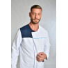 Chaqueta sanitaria combinada manga larga para hombre DYNEKE 8818