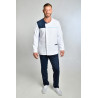 Chaqueta sanitaria combinada manga larga para hombre DYNEKE 8818