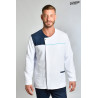 Chaqueta sanitaria combinada manga larga para hombre DYNEKE 8818