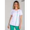 	Chaqueta sanitaria microfibra de manga corta para mujer DYNEKE 8821