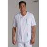 Chaqueta sanitaria manga corta cruzada para hombre DYNEKE 8822