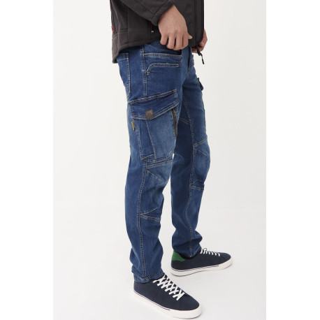 Pantalón multibolsillos stretch denim SLIM FIT MONZA 01804