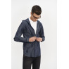 Camisa capucha jacquard denim caballero MONZA 02039