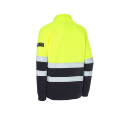 Pantalones de trabajo de alta visibilidad marino y amarillo, Würth MODYF