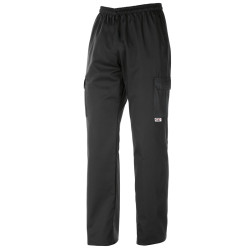 Pantalon Unisex con bolsillos EGOCHEF Black 204002