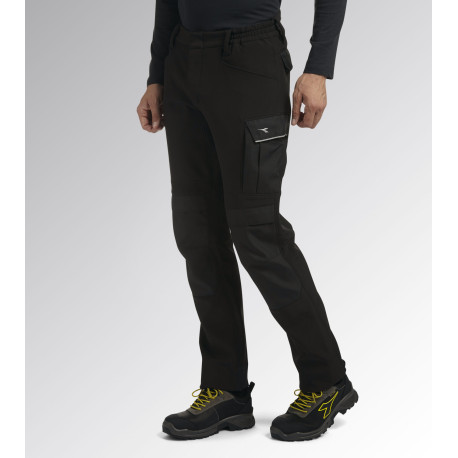 Pantalon laboral elástico CARBON SOFTSHELL PERFORMANCE DIADORA 702.179459