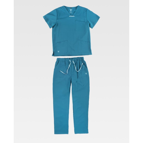 Pijama sanitario unisex WORKTEAM B9140 tejido elástico