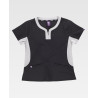 Casaca sanitaria para mujer WORKTEAM B6954 bicolor